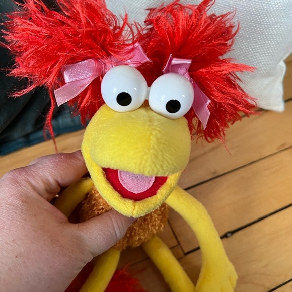 Jim Henson Fraggle Rock Red Stuffed Animal Plush Doll vintage 2003 - Picture 3 of 5